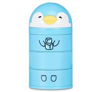 Cartomania Desk Organizer Pinguino FEEL AT HOME, Blu, Organizer da scrivania, Tema pinguino, 3 cassettini con apertura laterale, Per bambini e ragazzi, Idea regalo