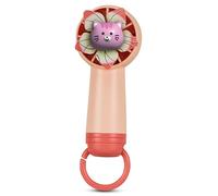 Cartomania Mini Ventilatore Gatto TECH ON YOU, Ventilatore portatile per bambini, Tenero gattino, Cavo USB incluso, Ricarica rapida 2-4 ore, Idea regalo bambini