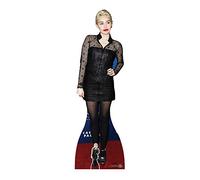 Cartonato Celebrity Miley Cyrus (Vestito Nero) Life Size Cardboard Cut out con Tavolo Mini Cut out, Multicolore