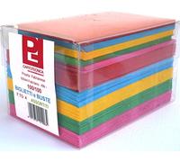 Cartoncini Colorati con Busta Colori Forti Assortiti 100 Pezzi Formato 9 (14 x 9 cm)