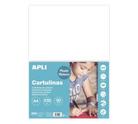 Cartoncini Colorati Set Da 50 Pezzi, A4, Bianco