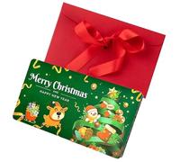 Cartoncini Porta Soldi Natalizi - Carta di Auguri Invernale Natalizia con 6 Slot Creativa - Portadenaro Per Capodanno Decorazioni Per Feste - per Adulti Amanti Amici Donne Uomini Ragazzi Ragazze