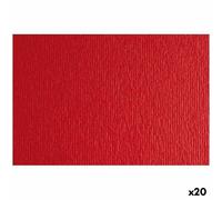 Cartoncini Sadipal LR 200 Rosso 50 x 70 cm Testurizzato [20 Unità]