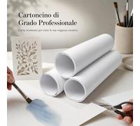 Cartoncino A4 Bianco per Pittura e Progetti Creativi, per stampe - per creativi