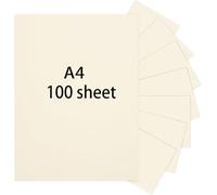 Cartoncino Bianco A4,cartoncino avorio formato A4 21 x 29,7 cm 250g Lessebo Smooth Ivory cartoncino per bomboniere inviti partecipazioni matrimonio battesimo biglietti da visita etichette (100)