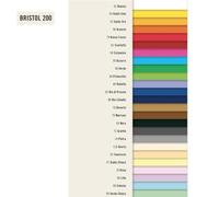 FAVINI - A35C0A1 - Cartoncino Bristol Color - 70x100cm - 200gr - rosso scarlatto 61 - Favini - blister 10 fogli - 65769 - Conf. da 1 Pz. - A35C0A1
