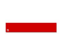 CARTONCINO BRISTOL 70X100 PZ.10 ROSSO FUOCO 79