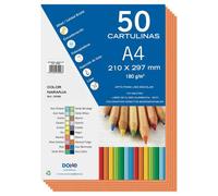 Cartoncino colorato Dohe 180 G/M2 - Formato A4 - PH neutro - Privo di cloro elementare - Coloranti biodegradabili NEW