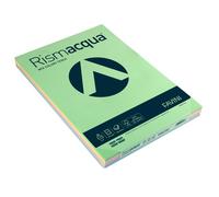 Cartoncino colorato Rismacqua Favini A3 - 140 g/mq - assortiti 5 colori - A65x22
