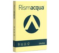 Cartoncino colorato Rismacqua Favini A4 - 140 g/mq - giallo chiaro - A652204 (ri