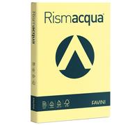 Cartoncino colorato Rismacqua Favini A4 - 200 g/mq - giallo chiaro - A672104 (ri