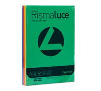 Cartoncino colorato Rismaluce Favini A4 - 140 g/mq - assortiti 6 colori - A65x21
