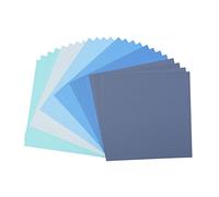 Cartoncino Florence Liscia - Materiali per Biglietti colorati 30,5 x 30,5 cm - Blu - 24 Fogli - Carta colorata per Scrapbooking, Biglietti, Fustellatura e Progetti con la Carta - 216 gsm