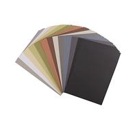 Cartoncino Florence Liscia - Materiali per Biglietti colorati A4 - Toni della terra 12 x 5 Fogli - Carta per Scrapbooking, Biglietti e altri Progetti con la Carta - 216 gsm