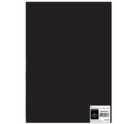 Cartoncino Florence Testurizzata - Materiali per Biglietti colorati A4 - Nero - 100 Fogli - Carta colorata per Scrapbooking, Biglietti, Fustellatura e Progetti con la Carta - 300 gsm