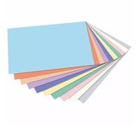 CARTONCINO LEGGERO PREMIUM CM 50X70-100 FOGLI IN 10 COLORI PASTELLO