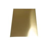 Cartoncino metallizzato, formato A4, 21 x 30 cm, 280 g, oro, 10 fogli
