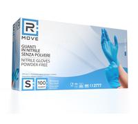Cartone 1000 Guanti Nitrile Blu RMove S Senza Polvere