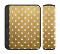 Cartone animato a pois oro 2 Pack seggiolino auto Strap & Belt Covers Stop cintura di sicurezza taglio nel collo per auto forro para cinturon de seguridad