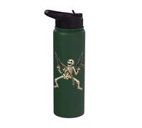Cartone animato ADHD scheletro e autismo Stainless Steel Insulated Water Bottle