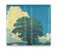 Cartone animato Animazione Sense Campo Giallo Pu Leather Car Registrazione e Assicurazione Titolare Carta Prefetto Auto Essentials Portafoglio per Driver Proprietari Auto Rimorchio Moto Barca