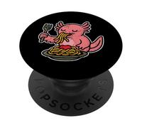 Cartone animato Axolotl Amare Pasta PopSockets PopGrip Adesivo