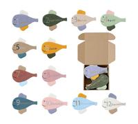 Cartone animato bambino cotone mese pietre miliari carta bella puntelli per neonati fotografia per il primo anno