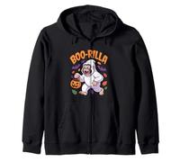 Cartone Animato Boo-Rilla Spooky Fun Halloween Felpa con Cappuccio