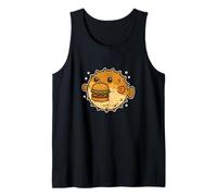 Cartone Animato Burger di Pesce Palla Canotta
