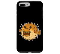 Cartone animato Burger di pesce palla Custodia per iPhone 7 Plus/8 Plus