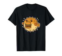 Cartone Animato Burger di Pesce Palla Maglietta