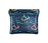 Cartone animato Carino Animale Squalo Onda Blu Moda Donna In Pelle Portamonete Portafoglio Comodo Portamonete per Gli Uomini Donne Viaggi para