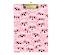 Cartone animato Carino Birra Rosa 9x12 Appunti Bordo Duro per Studente Ragazze Bambini Insegnante Appunti Dimensioni 9 x 12.5 Tabla para escribir