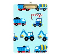 Cartone animato Carino Camion Blu A4 Appunti Terapia Occupazionale Trasparente per Calcio Softball Coaching Dimensioni 9 x 12
