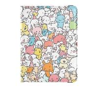 Cartone animato Carino Colorato Mostro Cuoio decorativo portafoglio da viaggio donna porta passaporto Portafoglio Combo Caso Passaporto, Cartone animato carino mostro colorato, 1 size