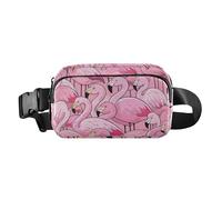 Cartone animato Carino Fenicotteri Pesca Carino Cross Body Bag Belt Pack per piccolo uomo d'affari Resistente all'acqua con Cinghia Regolabile per lo Shopping Sport Lavoro mariconeras de cintura para,
