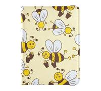 Cartone animato Carino Giallo Bee In Pelle Impermeabile Porta Passaporto per Viaggio Vaccino Caso Della Copertura Della Protezione Del Passaporto per gli