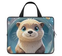 Cartone animato carino lontra custodia per laptop 12 pollici Business Travel custodia protettiva per computer portatile valigetta borse per laptop o tablet