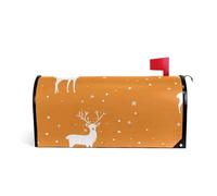 Cartone animato Carino Natale Bianco Cervo Decorativo magnetico copertura cassetta postale per l'inverno divertimento mailbox copre dimensioni standard formato standard Caja de correos