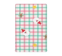 Cartone animato Carino Natale cotone lenzuola presepe montato coprimaterasso Per ragazzi 52 ''x28 '' sábanas de cuna para ni?o