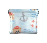 Cartone animato Carino Orso Marrone Moda Donna Piccola Borsa di Cambio di Cuoio Decorativo Del Supporto Del Cambiamento Della Carta Organizzatore per le Donne monedero para