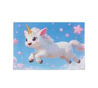 Cartone animato Carino Unicorni Puzzle Adulti Puzzle Piecing Intrattenimento e Intelligenza Cool Brain Games Regali per papà, mamma Puzzle per Adulti 500 Piecing