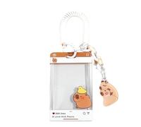 Cartone animato Carte Con Collo Cordino Protezione Identità Doppia Custodia Laterale Con Rotolo di Distintivo Retrattile Custodia Portatile ID
