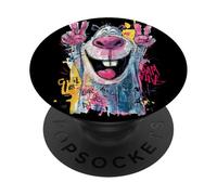 Cartone animato cavallo doppia pace graffiti Pop Graphic Art Sign PopSockets PopGrip Adesivo