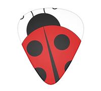 Cartone animato Coccinella Plettri Chitarra Classica Triangolo Basso Acustico Ed Elettrica Plettri Per Chitarra Per Chitarristi 12 Pezzi