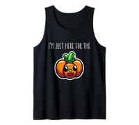 Cartone Animato con zucche Carine I'm Just Here for The Pumpkin Patch Canotta