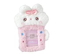 Cartone animato coniglio a forma di peluche titolare di carta fotografica manica custodia per carte d'identità e uso decorativo nella vita quotidiana carino peluche titolare della carta