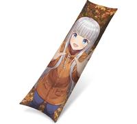 Cartone Animato Cuscino per Dormire Laterale 60x180 Ragazza Cuscino Lungo per Dormire Lateralmente, Cuscini per il Collo, per Gravidanza e Sostenere la Maternità, Velluto Federe Cuscini Letto w0-1632