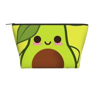Cartone animato di avocado, Borsa da toilette Borsa per trucco Borsa per cosmetici Borsa da toilette da viaggio portatile