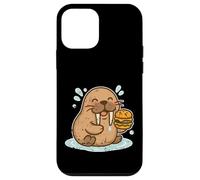 Cartone animato di Walrus Burger Drool Custodia per iPhone 12 mini
